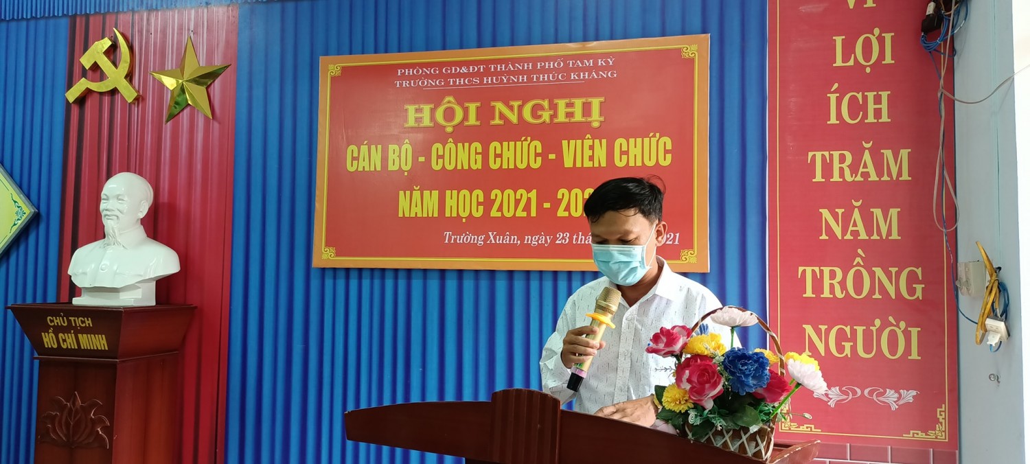 HỘI NGHỊ CÁN BỘ- CÔNG CHỨC- VIÊN CHỨC NĂM HỌC 2021-2022